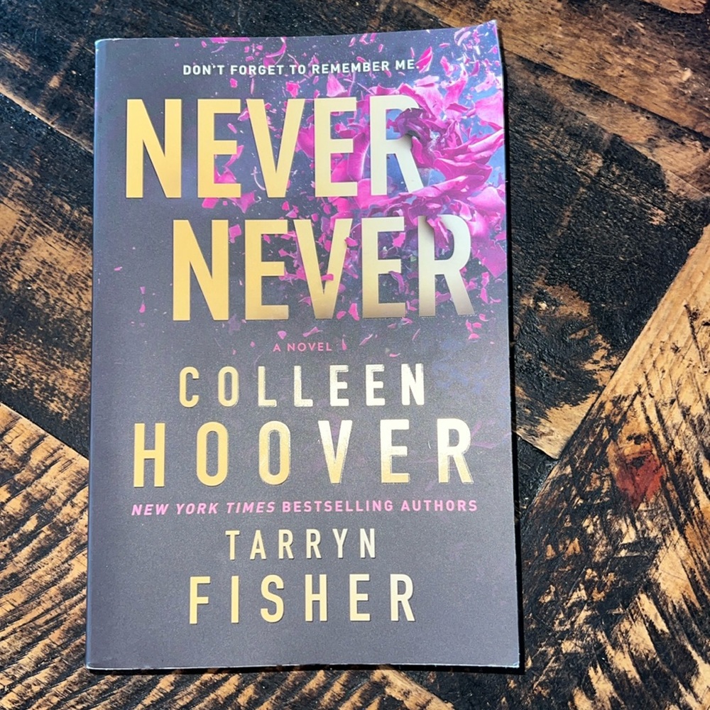 Book Never Never by Colleen Hoover and Tarryn Fisher